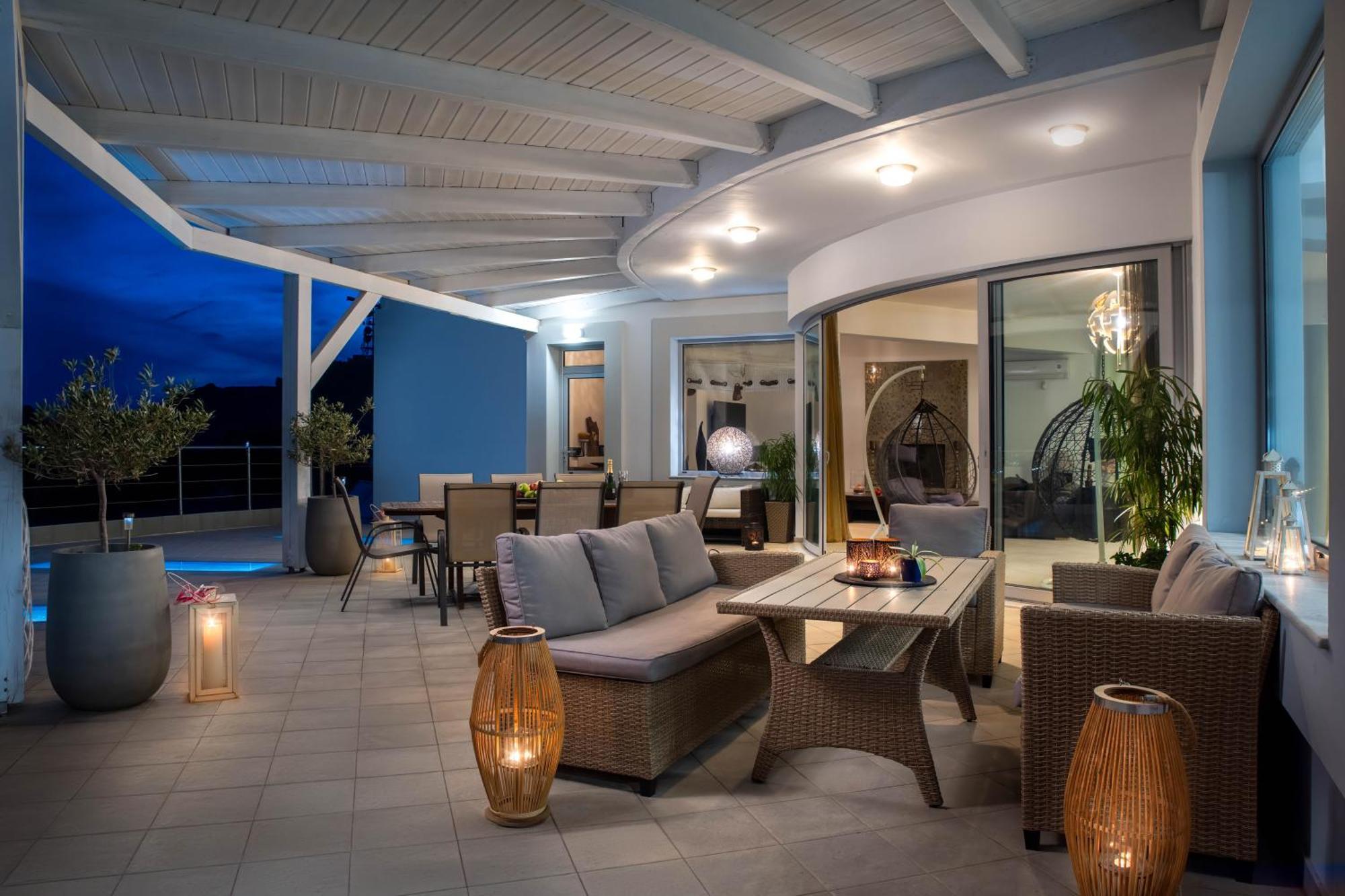 Villa Zafira - Seaview Manor With Heated Pool Kallithéa Exterior foto
